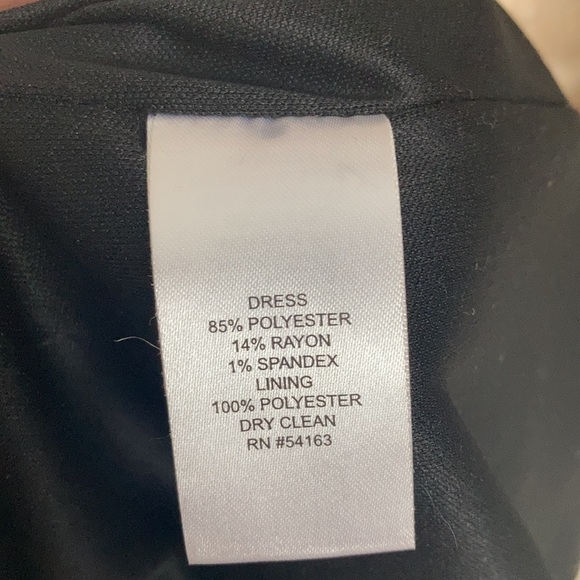 Jessica Simpson black white houndstooth sleeveless back zip closure midi dress - Picture 12 of 15